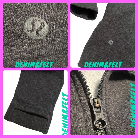 Lululemon Grey & Go Take-Off Fleece Full Zip Pockets Cinch Waist Gym| PRELOVED🩶 - Picture 7 of 16